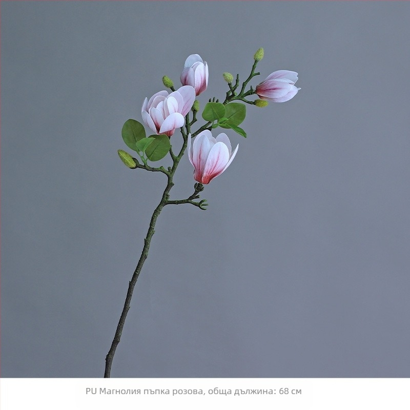 Хол Китайски цветни орнаменти Цветарство Фалшиво цвете Изкуствено цвете Усещане за декорация на маса Домашна светлина Луксозна магнолия