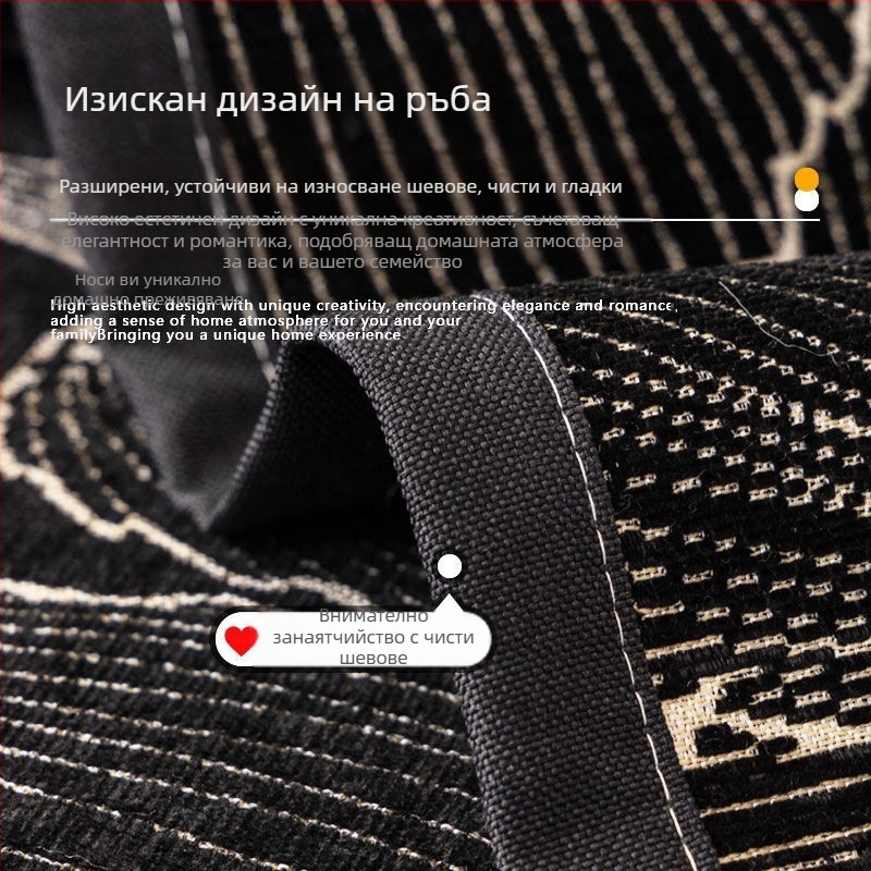 2025 Нова възглавница за диван от шенил, универсална неплъзгаща се възглавница, модерна нова китайска стилна калъфка за диван, платнена