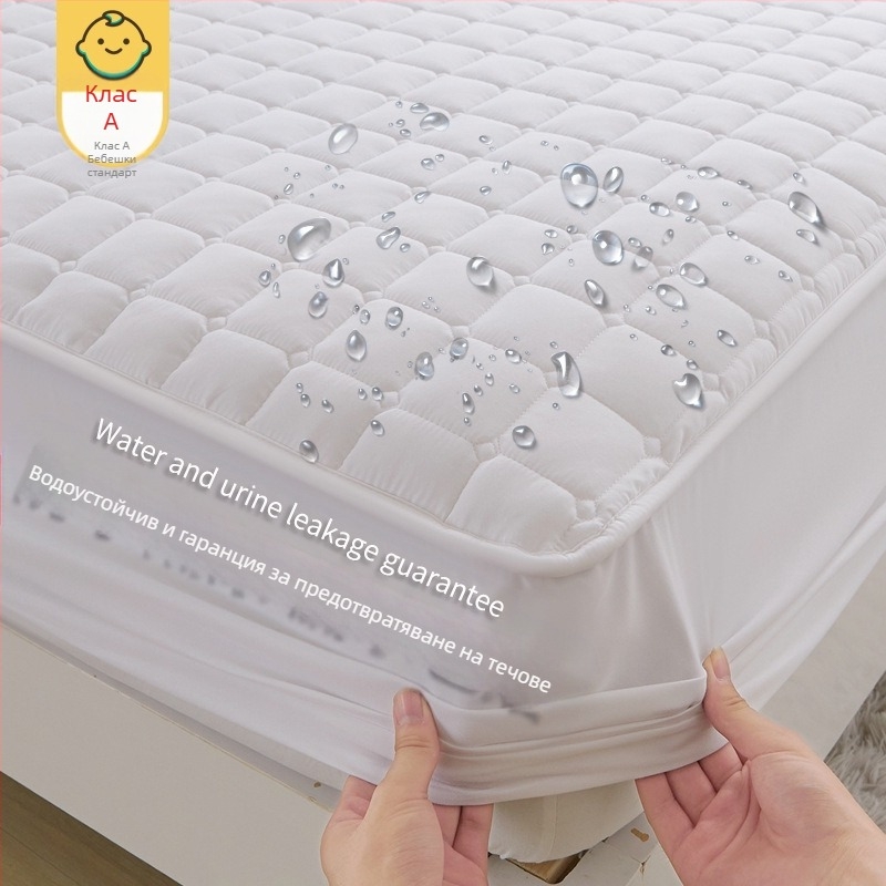 Водоустойчив чаршаф клас А, щадящ кожата протектор за матрак с бариера за урина, калъф за чаршаф, комплект от три части за възглавници, водоустойчив и дишащ на едро