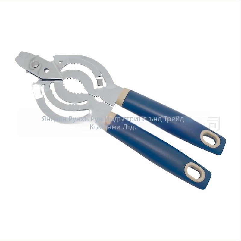 Място на едро от неръждаема стомана многофункционална отварачка за бутилки, отварачка за консерви, артефакт, неплъзгаща се капачка за бутилка с въртяща се капачка