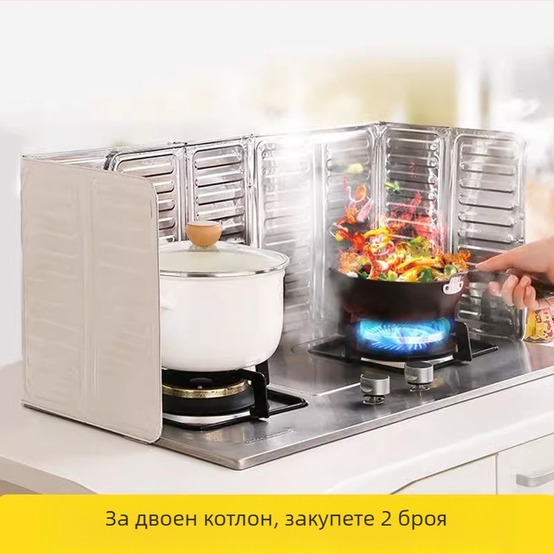 Кухненска преграда за масло, преграда за масло, кухненски газови котлони, топлоизолационни материали, домакински котлони за готвене, алуминиево фолио, топлоизолация