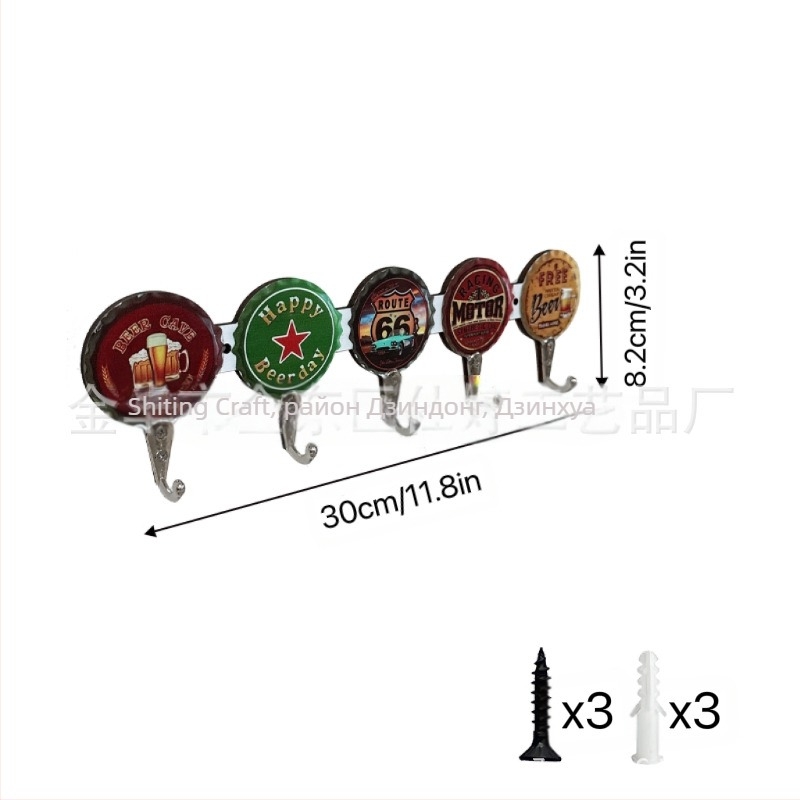 Трансгранична желязна кука за писмо, подвижна кука за врата, кука за гардероб, без перфоратор, кухненска кука зад вратата