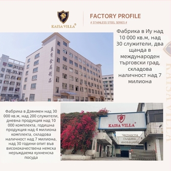 Комплект тенджери от неръждаема стомана 201 с хранителен клас с удебелено 5-слойно дъно, тенджера за супа с двойна дръжка, тенджера за яхния със стоманен капак Kv-1086, търговия на едро от производителя