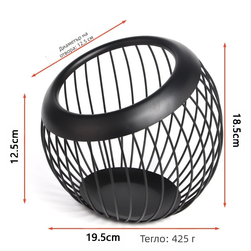 Метална универсална кошница за съхранение на кафе с голям капацитет, кошница за съхранение на капсули Nordic Iron, кутия за съхранение на кафе, настолна кутия за различни принадлежности