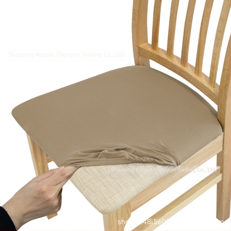 Калъф за стол през цялата година, чист цвят, 130Gsm, високоеластичен, калъф за възглавница за стол, Amazon Cross-Border, калъф за стол, прахоустойчив