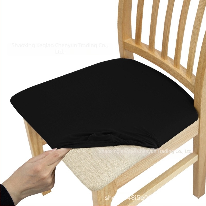 Калъф за стол през цялата година, чист цвят, 130Gsm, високоеластичен, калъф за възглавница за стол, Amazon Cross-Border, калъф за стол, прахоустойчив