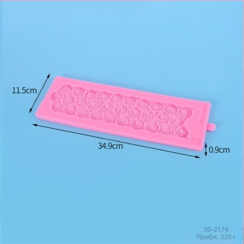 Силиконова форма за торта с фондан, инструменти за печене, форма за торта с дантела, форма за шоколад, креативна форма