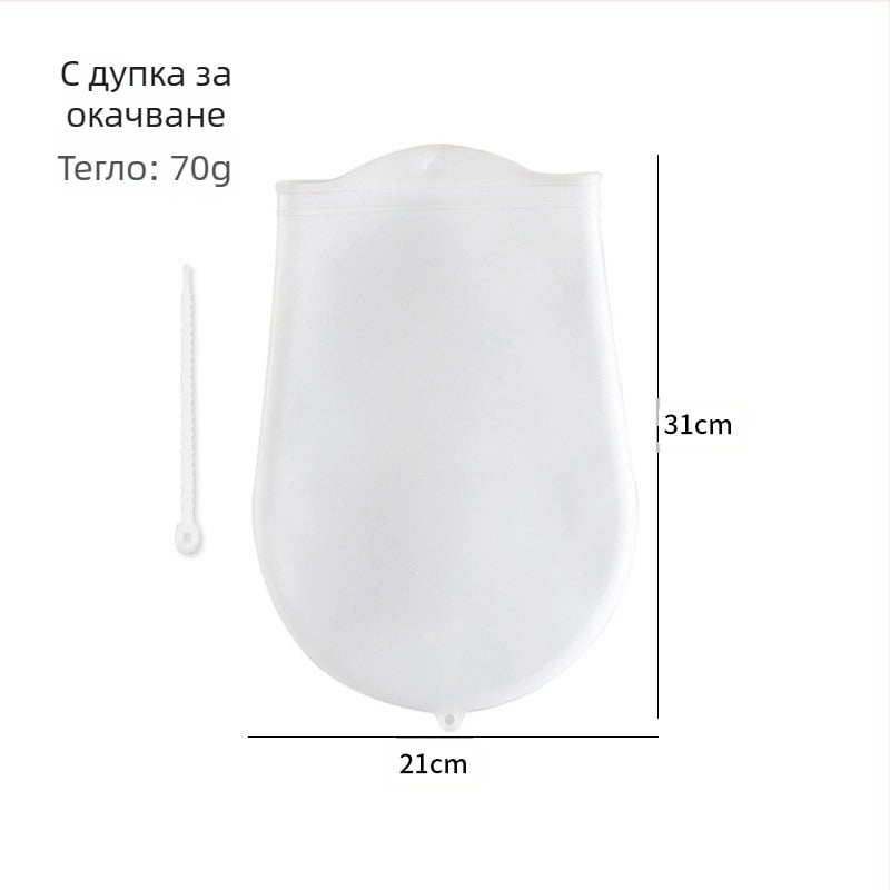 Трансгранична експлозия силиконова торбичка за смесване на брашно, многофункционална торбичка за тесто за кухня, голяма дебела торбичка за тесто на едро