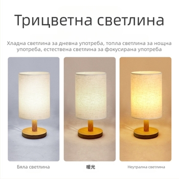 Настолна лампа от дървени трупи, семпла скандинавска декоративна нощна лампа от масивно дърво, ретро атмосфера, ръчно изработена, „направи си сам“, релефна нощна лампа