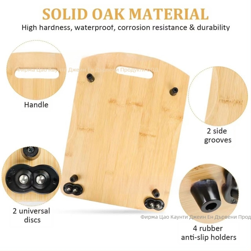 Външнотърговска бамбукова кафе машина дървен поднос кана за кафе плъзгаща се дървена основа кухненски плот готварска машина плъзгаща се дъска