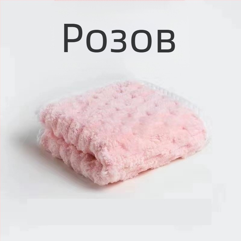 Кърпа за баня с шарка на облак на едро, абсорбираща кърпа за ръце от коралов полар, висяща, сладка, 2023, нов стил, мека за мъже и жени