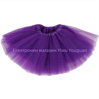 Горещо продавана ретро пола от 80-те години на миналия век, тип „заек“, 40 см, балетна пола за възрастни, 40 см