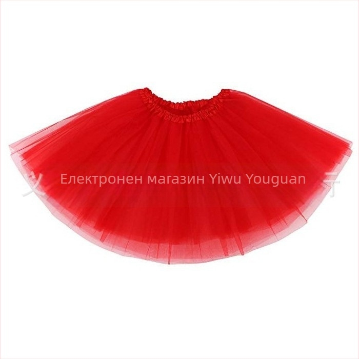 Горещо продавана ретро пола от 80-те години на миналия век, тип „заек“, 40 см, балетна пола за възрастни, 40 см