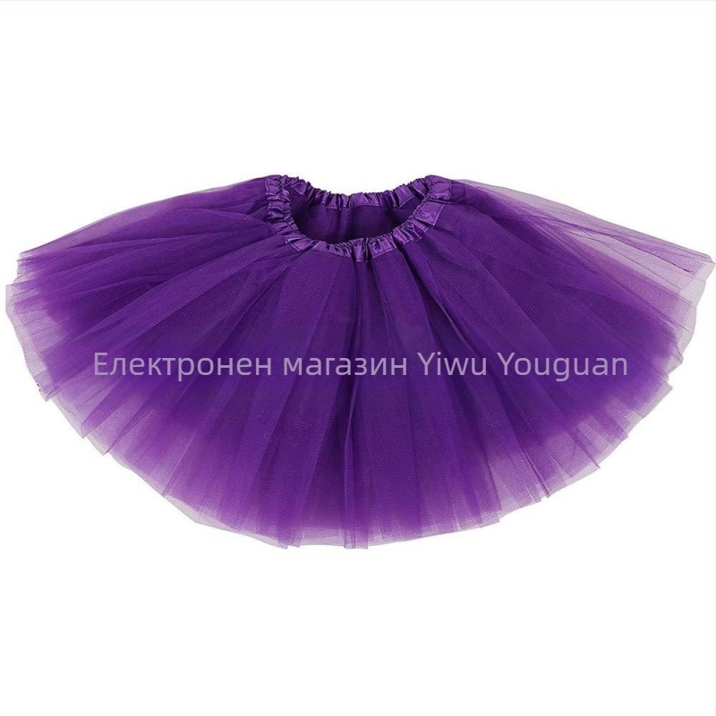 Горещо продавана ретро пола от 80-те години на миналия век, тип „заек“, 40 см, балетна пола за възрастни, 40 см