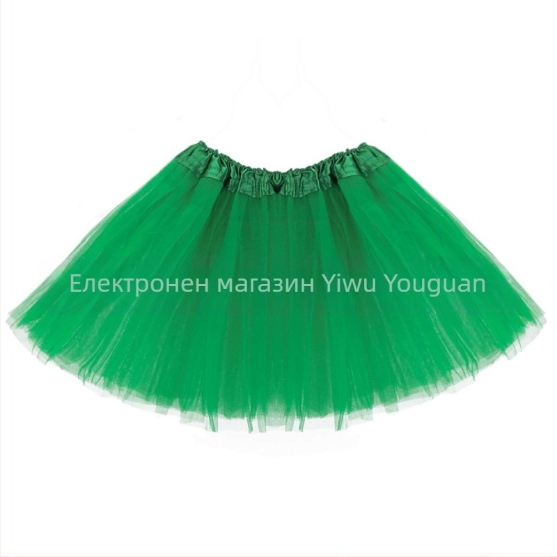 Горещо продавана ретро пола от 80-те години на миналия век, тип „заек“, 40 см, балетна пола за възрастни, 40 см