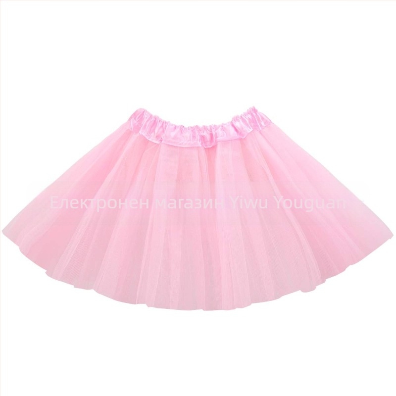 Горещо продавана ретро пола от 80-те години на миналия век, тип „заек“, 40 см, балетна пола за възрастни, 40 см