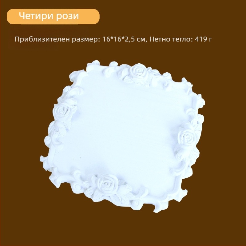 Трансгранично място, креативна златна смола, поднос за бижута, пръстен, обеци, колие, гривна, стойка за бижута