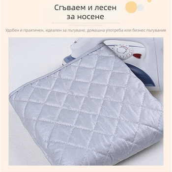 Удебелена памучна сребърна дъска за гладене, домакинска сгъваема преносима дъска за гладене, пътна, хотелска, общежитие, настолна подложка за гладене