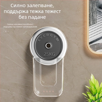 Кутия за съхранение на кърпички с вендуза, кутия за кърпички, кутия за измиване на лице за стена, кухненска тоалетна, висяща кутия за тоалетна хартия