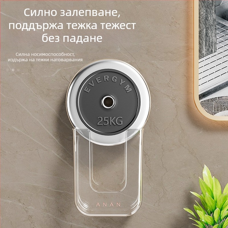 Кутия за съхранение на кърпички с вендуза, кутия за кърпички, кутия за измиване на лице за стена, кухненска тоалетна, висяща кутия за тоалетна хартия