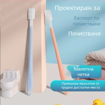 Супер рентабилна четка за тоалетна за еднократна употреба, подходяща за почистване на тоалетна четка, без да е необходима допълнителна грижа.