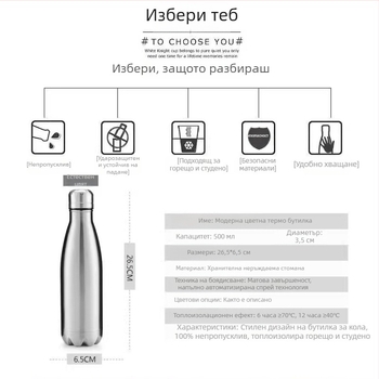 304 Термос от неръждаема стомана с голям капацитет, спортна кана, чаша за кола, рекламен подарък, чаша за вода на едро