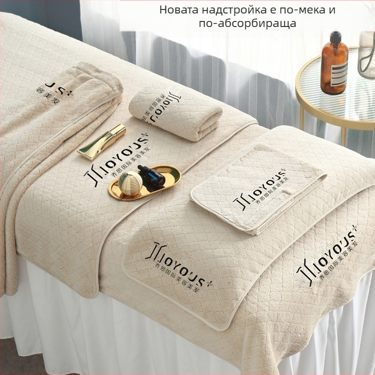 Комплект от три части за грижа за кожата с велкро, микрофибърна кърпа за салон за красота