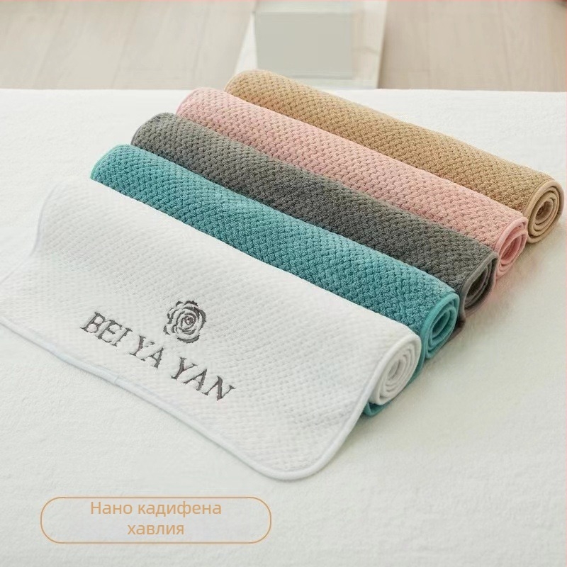 Комплект от три части за грижа за кожата с велкро, микрофибърна кърпа за салон за красота