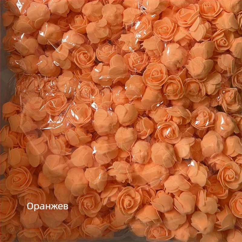 Симулация на розова глава 3.5 Фалшива цветна глава от PE пяна Цветна глава Симулация на розов цвят Роза мечка Вечно цвете