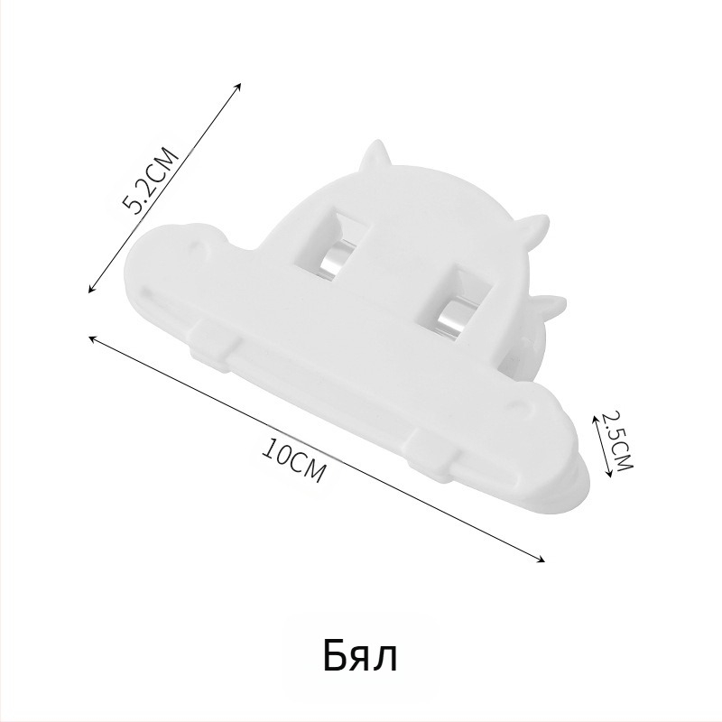 Запечатваща щипка за закуски на едро, чанта за кухня, храна, чай, мляко на прах, пластмаса, преносима, за съхранение, влагоустойчива, запечатваща щипка за храна