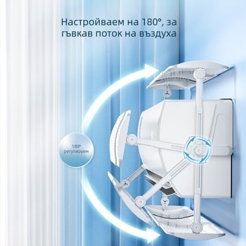 Фабричен прибиращ се дефлектор за вятър за климатик, анти-директен вятърен щит, дефлектор за вятър за климатик, пречистване на вятър, дефлектор за вятър на едро