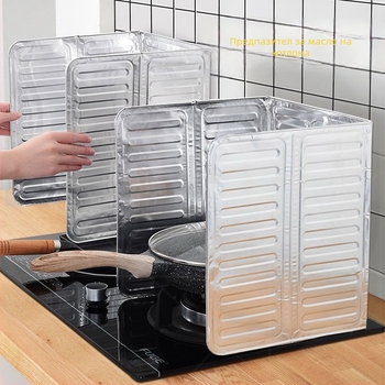 Алуминиево фолио за кухненско масло, износ, японски огнеупорен маслоустойчив стикер, кухненска печка, маслоустойчива преграда за пръски масло