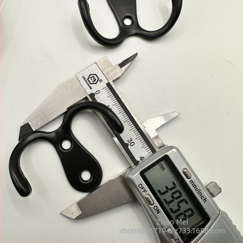 Трансгранични 10 цинкови сплави закачалки за палта, костюм с винтове, антична черна двойна закачка за палта, бронзова закачка за палта с двойна кука