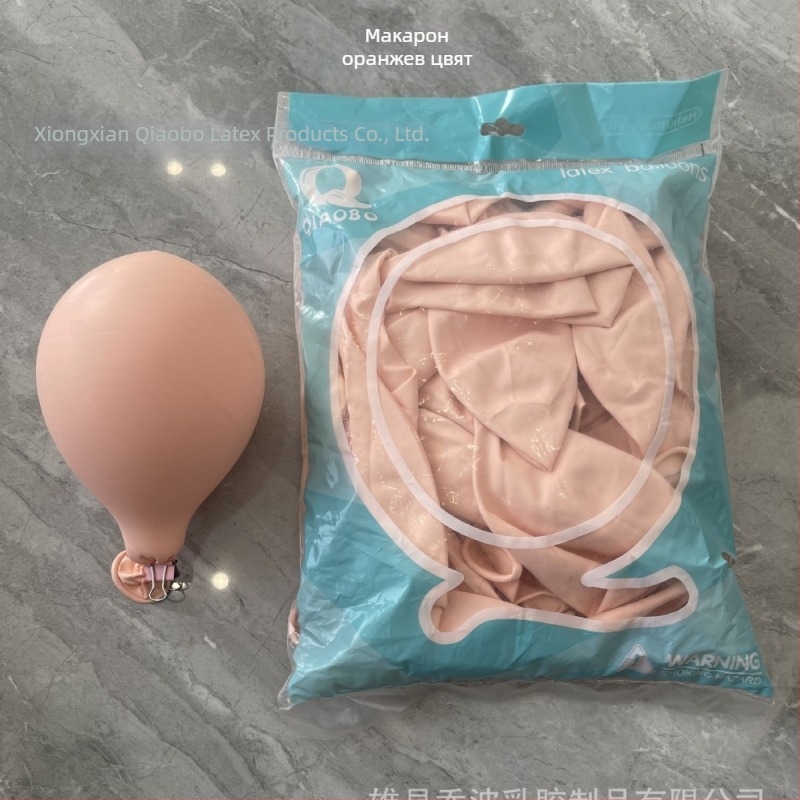 Балон 18 инча 10 г удебелен празничен сватбен парти консуматив метален матов перлен макарон латексов балон