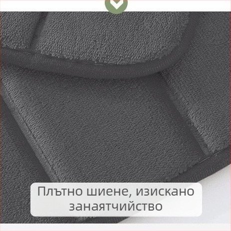 Трансгранични продажби на едро на коралови кадифени подови постелки за домакинство, устойчиви на петна, противоплъзгащи постелки, комплект от три части, постелки за тоалетна, абсорбиращи постелки за крака за баня