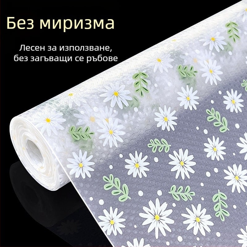 Подложка за кухненски чекмеджета, вътрешна подложка за шкаф, водоустойчива, маслоустойчива, стикери за шкаф за обувки, прахоустойчива, влагоустойчива подложка за гардероб