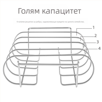 Производител на решетки от неръждаема стомана за печени говежди ребра, решетки за барбекю, решетки за печено пиле, решетки за печено стек и агнешки ребра, решетки за барбекю грил