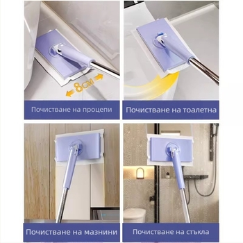 Нова голяма автоматична щипка за парцали, измиване без ръце, дълга версия, кърпа за лице, моп, мръсно измиване без ръце за домашни мързеливи хора