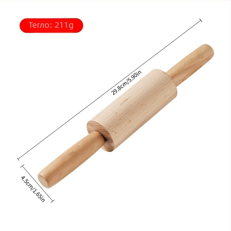 Дървена точилка за кнедли от масивна дървесина, приспособления за печене, дървена точилка за кнедли, кожа за домакински кухненски приспособления