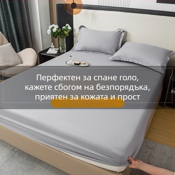 Търговия на едро шапка за легло калъф за матрак от едно парче лек луксозен защитен калъф калъф за легло Nantong фабрика за спално бельо външна търговия трансгранична четири сезона