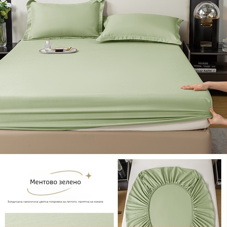 Търговия на едро шапка за легло калъф за матрак от едно парче лек луксозен защитен калъф калъф за легло Nantong фабрика за спално бельо външна търговия трансгранична четири сезона