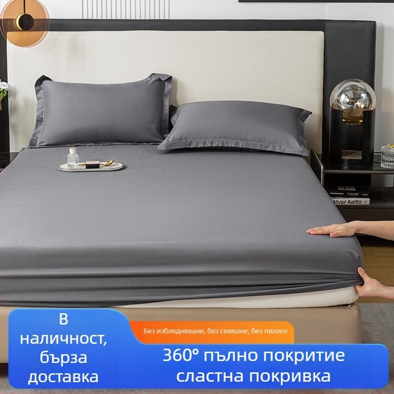 Търговия на едро шапка за легло калъф за матрак от едно парче лек луксозен защитен калъф калъф за легло Nantong фабрика за спално бельо външна търговия трансгранична четири сезона