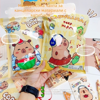 Чанта за канцеларски материали, чанта за подарък за късметлии, ученици от началното училище, училищни пособия, награди, организация за обучение, подаръчна карта Pibala, подарък