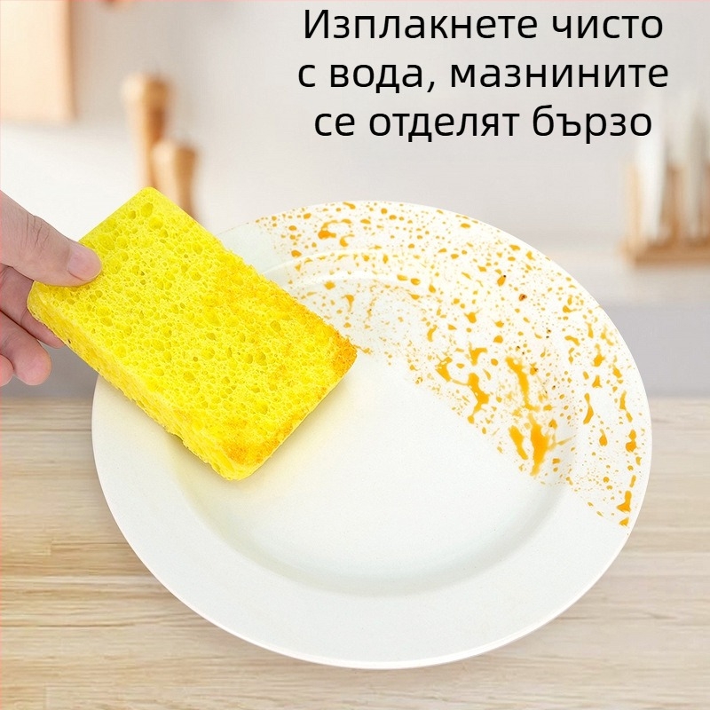 Трансгранично почистване с гъба за дървесна пулпа, магическа шайба, удебелена памучна шайба с гъба за дървесна пулпа, абсорбираща почистваща кърпа