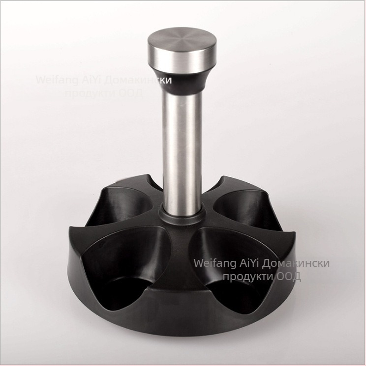 Кухненски принадлежности, въртящ се комплект стъклени бутилки за подправки, буркан от неръждаема стомана за подправки, поставка за бутилки за подправки, кутия за подправки