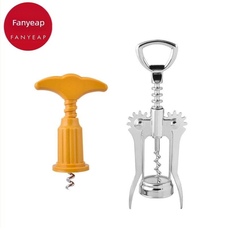 Безплатна доставка/Отварялка за бутилки B1V - Отварачка за бутилки две в едно за вино и бира, многофункционален домакински инструмент