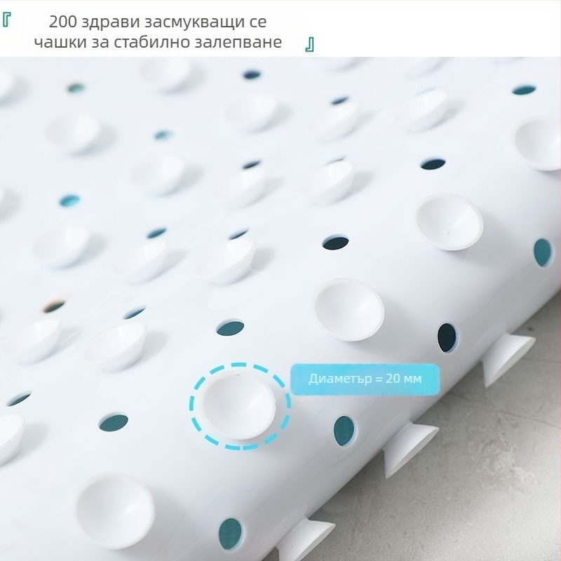Най-продаваната удължена постелка за вана 100X40 на Amazon, екологична PVC постелка за баня, неплъзгаща се постелка за детска душ с анимационен герой