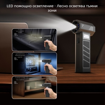 2025 трансграничен нов продукт вентилатор за насилие микро турбо вентилатор високоскоростен компресор ураган сешоар прахоуловител