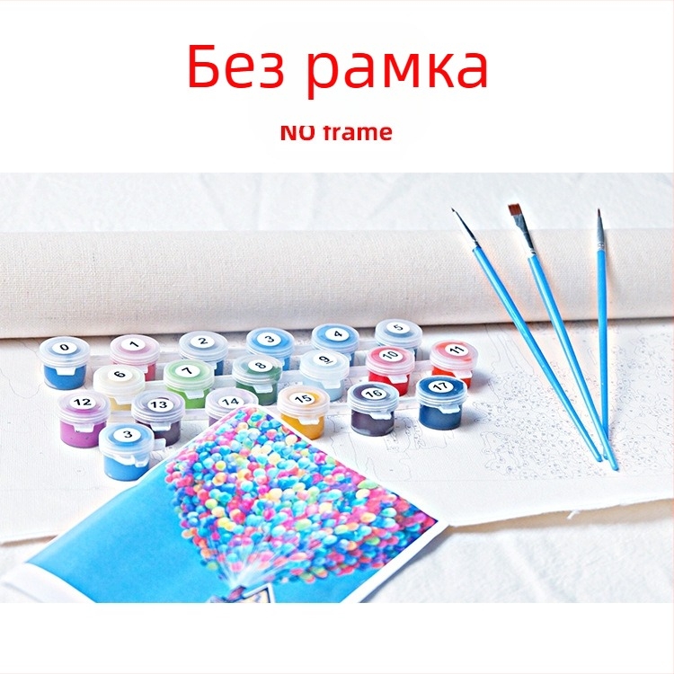 Направи си сам дигитална маслена картина Amazon Shopee Douyin Stitch Toy Story Oil Painting Factory на едро Dropshipping