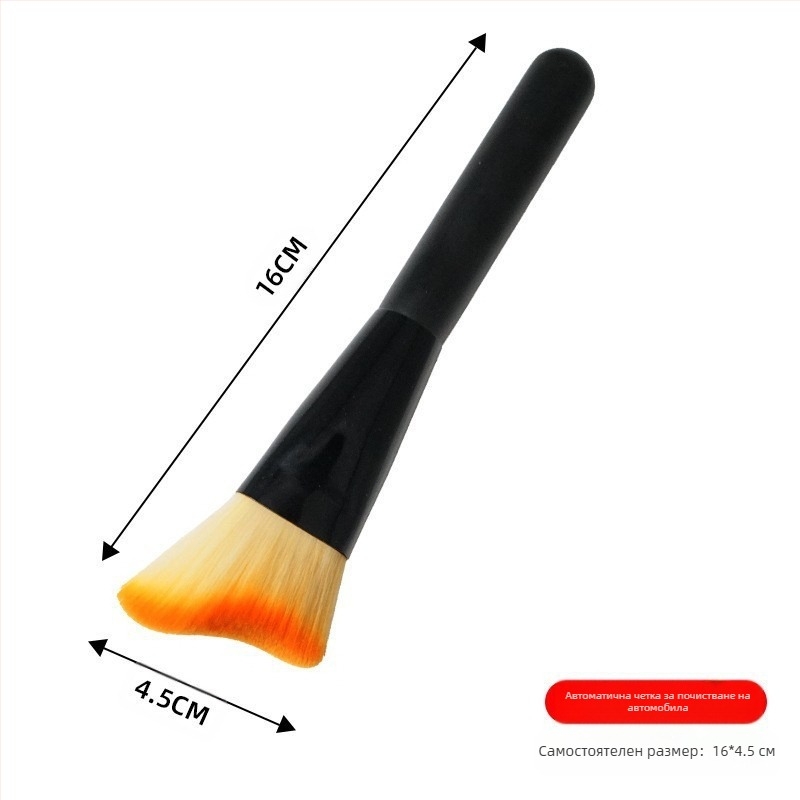 Четка за детайли за красота на автомобила, четка за автомивка, фурма за климатик, вътрешна облицовка, мека четка за фуги в автомобила, инструмент за интериорна четка на склад